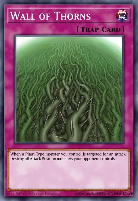 Wall of Thorns trading card