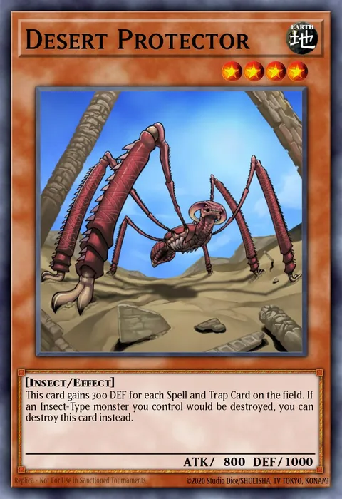 Desert Protector trading card
