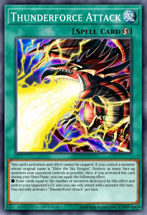 Thunderforce Attack trading card