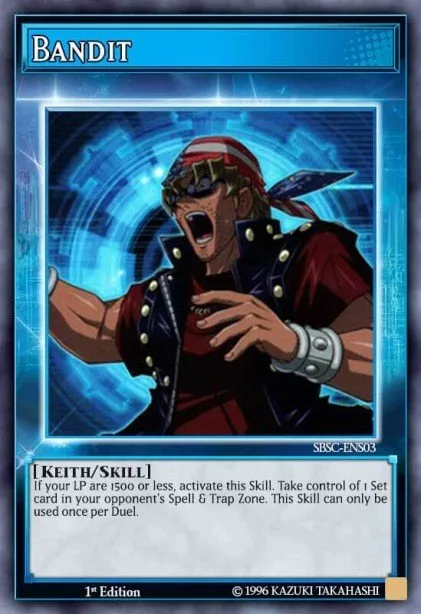 Bandit trading card