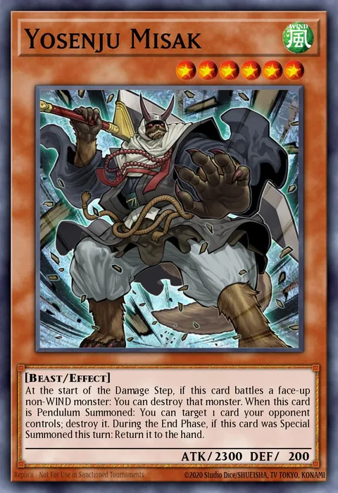Yosenju Misak trading card