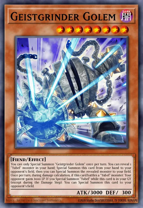 Geistgrinder Golem trading card