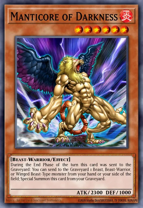 Manticore of Darkness trading card