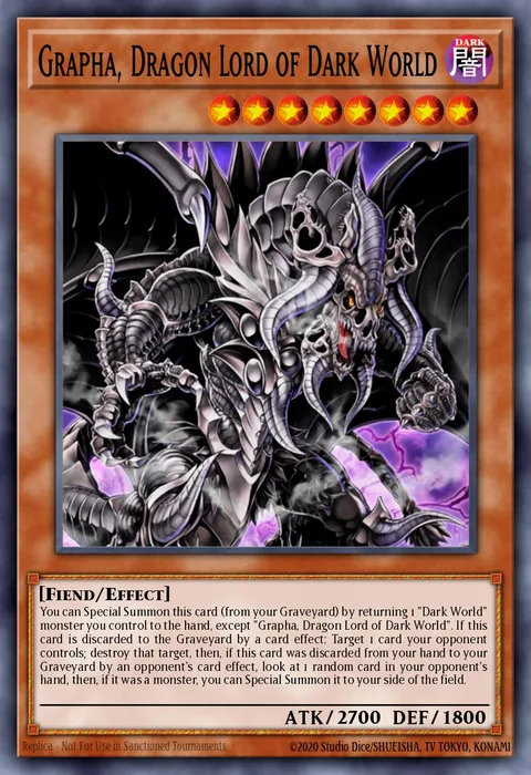 Grapha, Dragon Lord of Dark World trading card