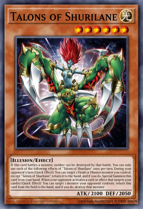 Talons of Shurilane trading card