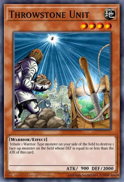 Throwstone Unit trading card