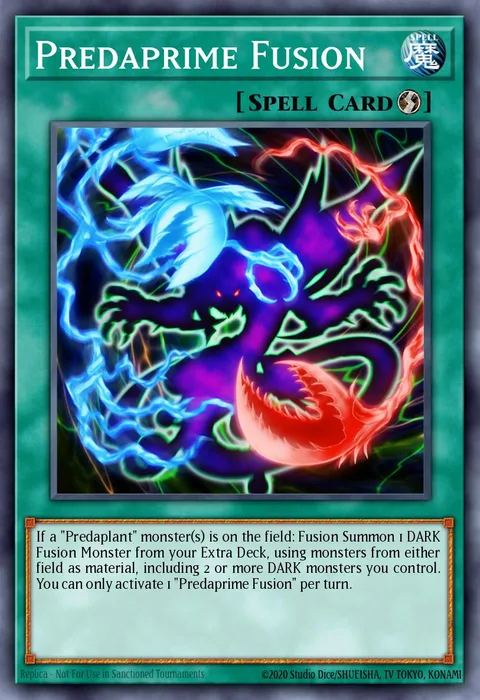 Predaprime Fusion trading card