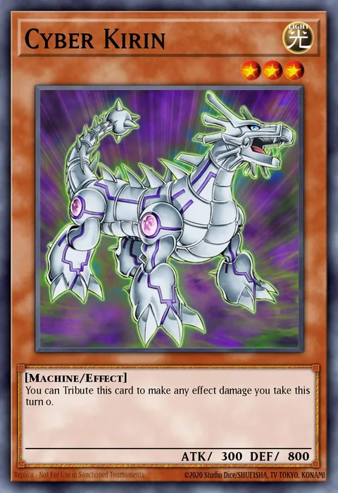 Cyber Kirin trading card