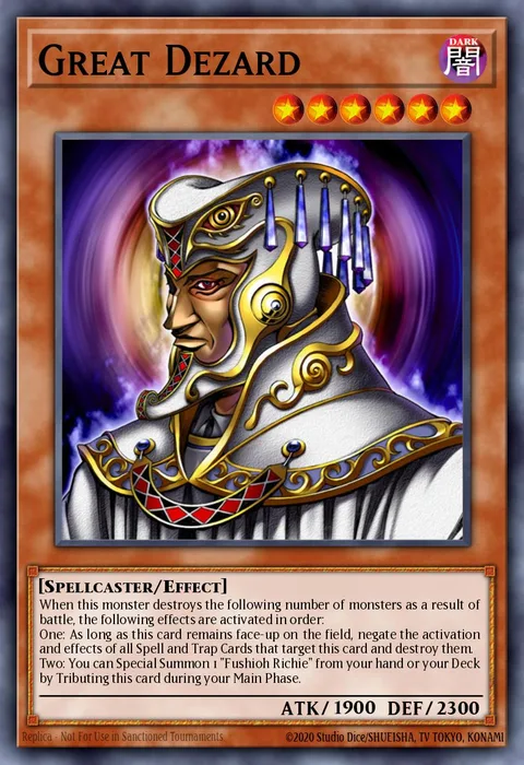 Great Dezard trading card