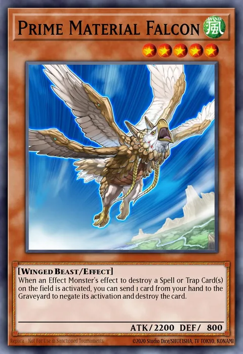 Prime Material Falcon trading card