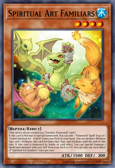 Spiritual Art Familiars trading card