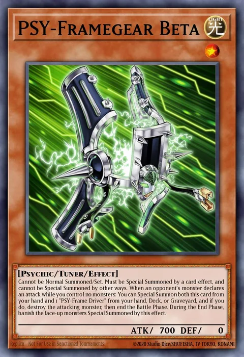 PSY-Framegear Beta trading card