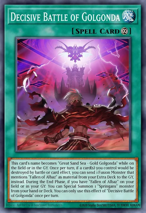 Decisive Battle of Golgonda trading card