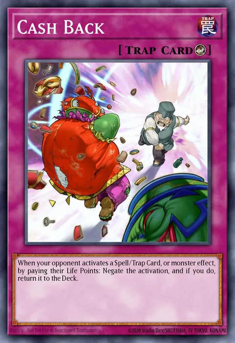 Cash Back trading card