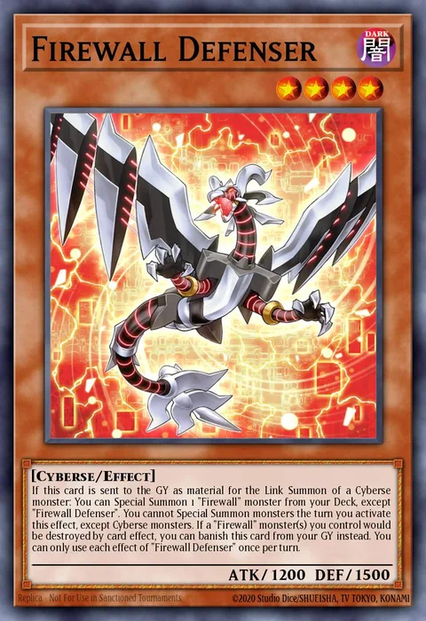 Firewall Defenser trading card