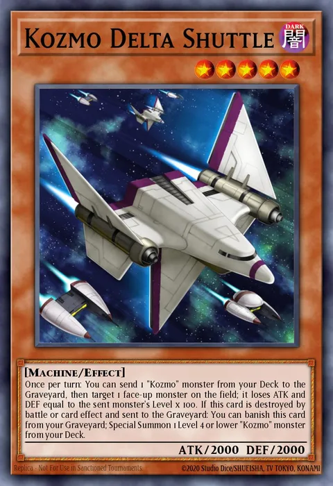 Kozmo Delta Shuttle trading card
