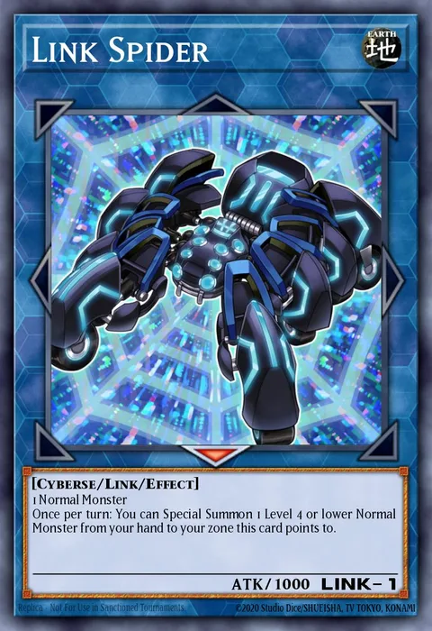 Link Spider trading card