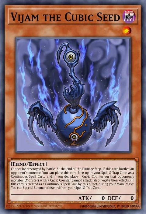 Vijam the Cubic Seed trading card