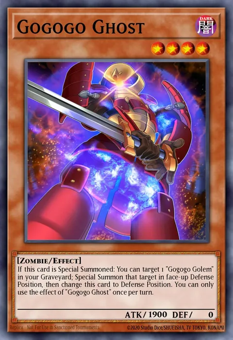 Gogogo Ghost trading card