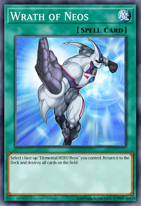 Wrath of Neos trading card