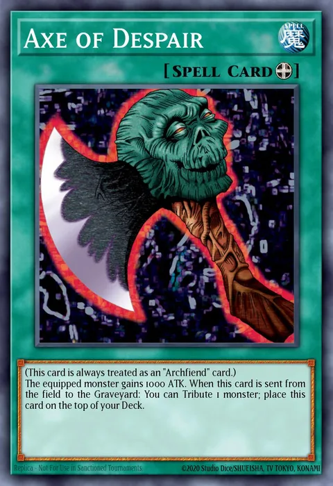 Axe of Despair trading card