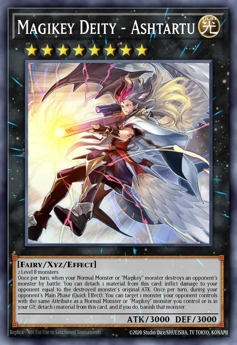 Magikey Deity - Ashtartu trading card