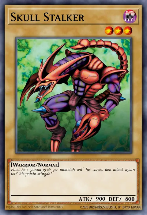 Skull Stalker trading card