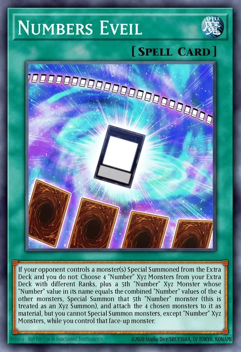 Numbers Eveil trading card