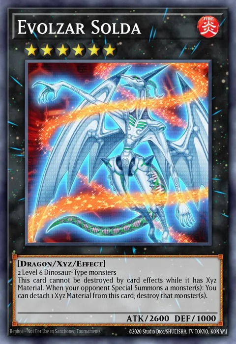 Evolzar Solda trading card