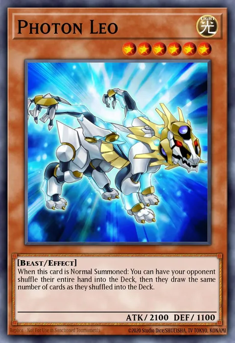 Photon Leo trading card