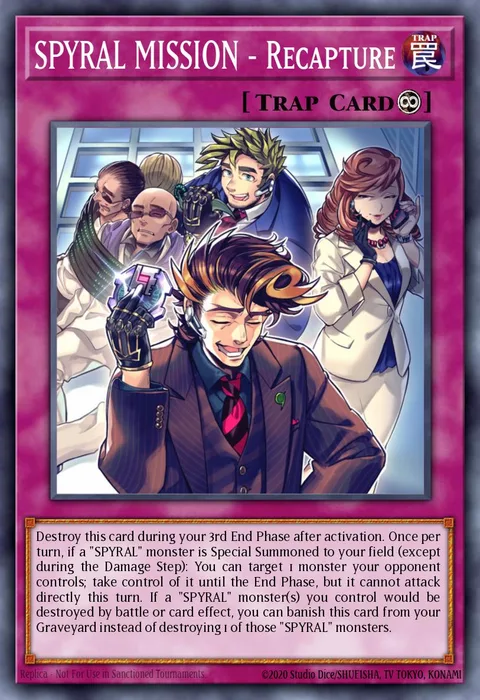 SPYRAL MISSION - Recapture trading card