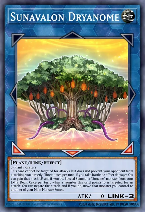 Sunavalon Dryanome trading card