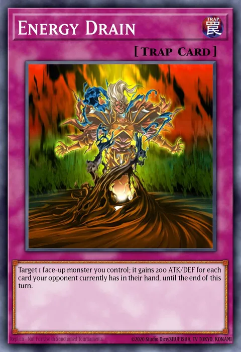 Energy Drain trading card