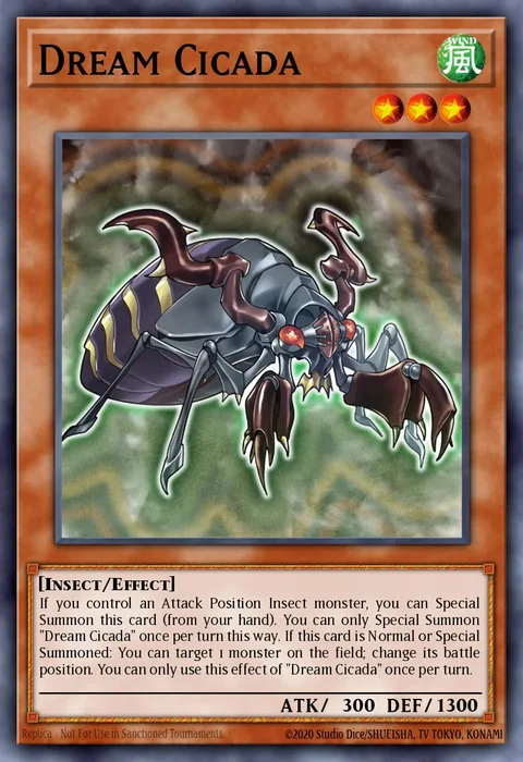 Dream Cicada trading card