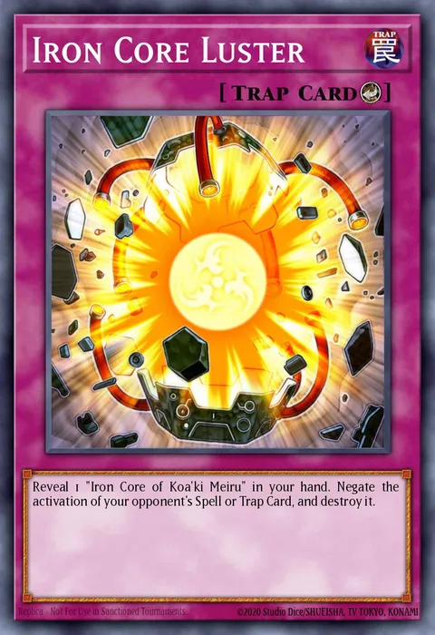Iron Core Luster trading card