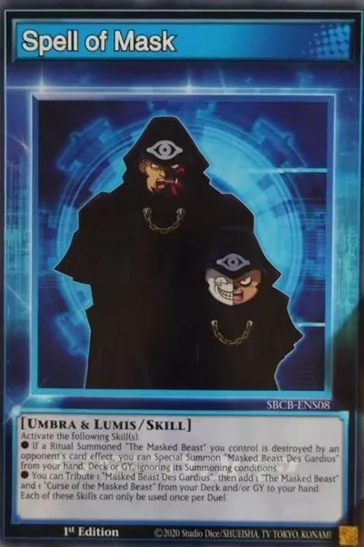 Spell of Mask trading card
