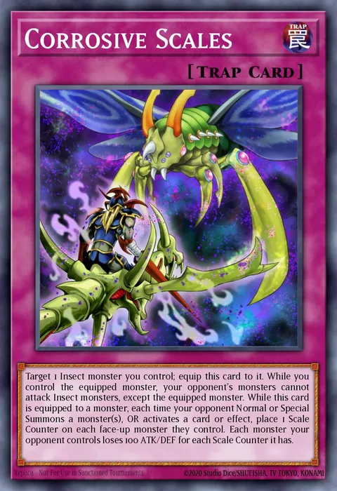 Corrosive Scales trading card