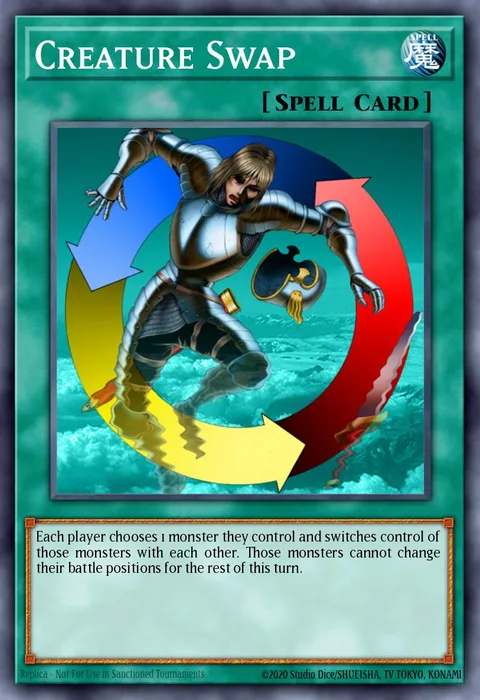 Creature Swap trading card