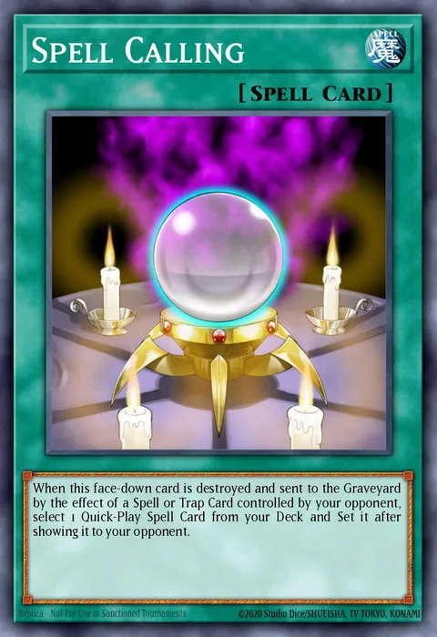 Spell Calling trading card