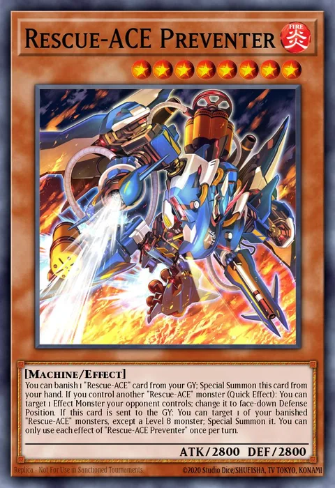 Rescue-ACE Preventer trading card