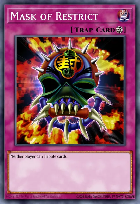 Mask of Restrict trading card