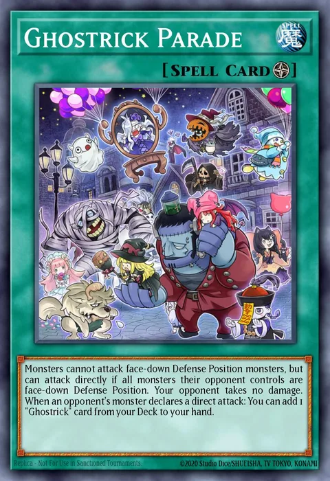 Ghostrick Parade trading card