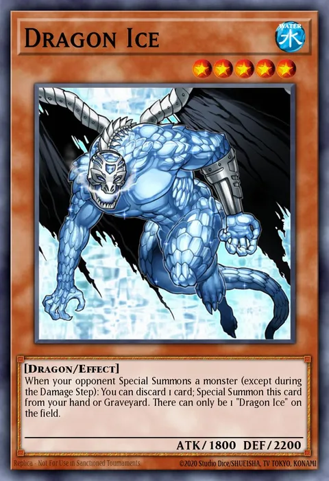 Dragon Ice trading card