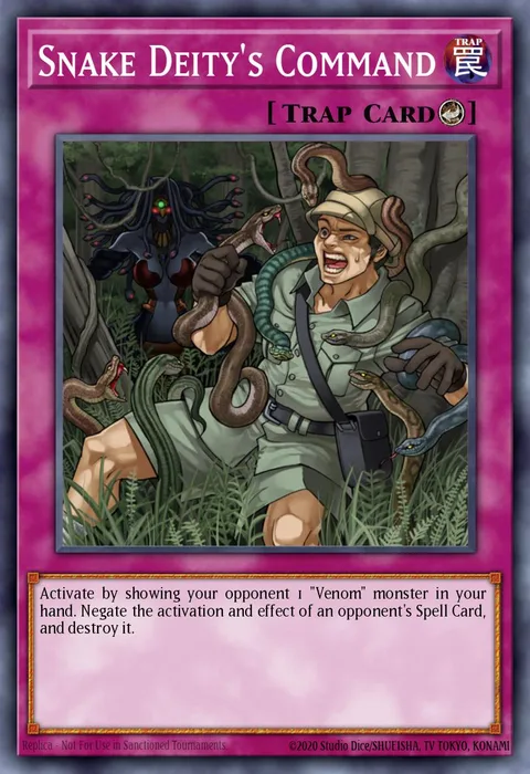 Snake Deity's Command trading card