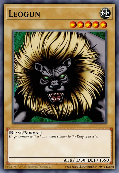 Leogun trading card