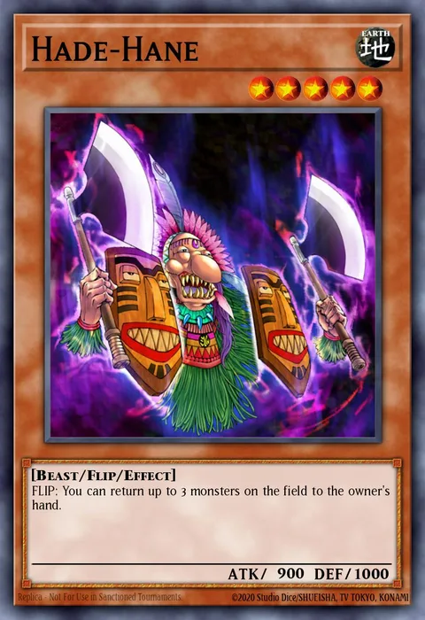 Hade-Hane trading card