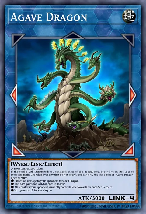 Agave Dragon trading card