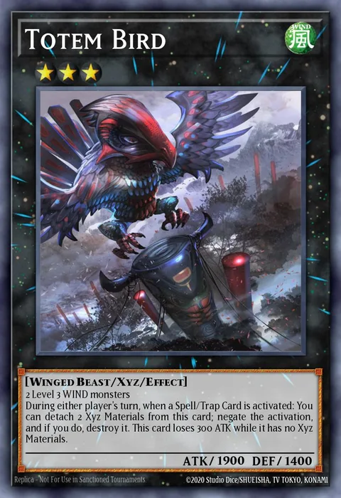 Totem Bird trading card