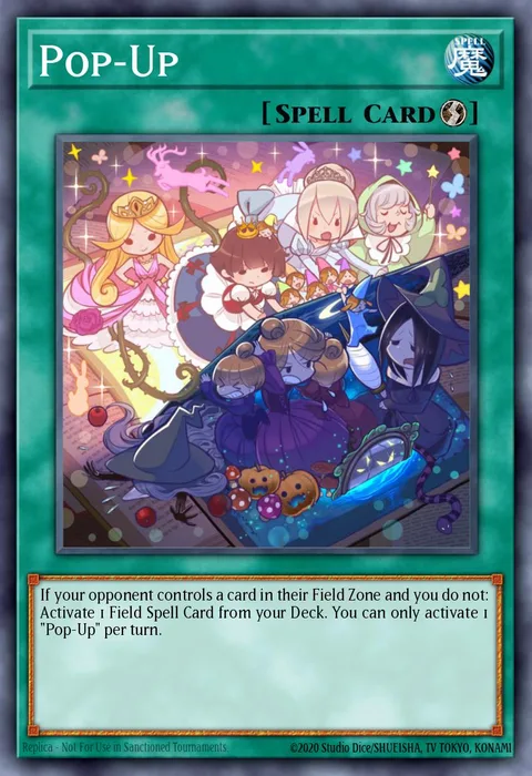 Pop-Up trading card