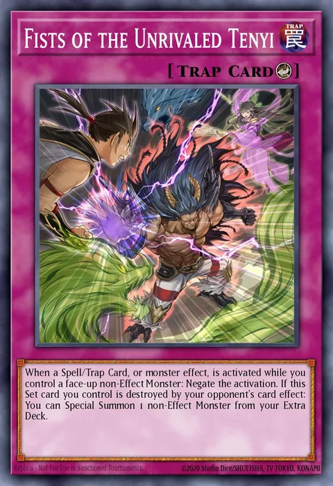Fists of the Unrivaled Tenyi trading card